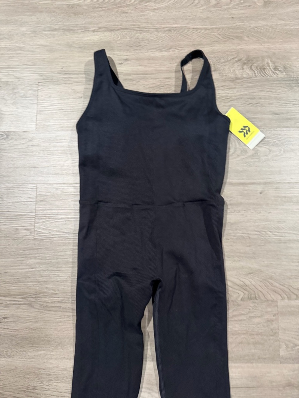 All in motion Seamless High-Rise Black Jumpsuit - Sleek Slim Fit - Picture 3 of 5